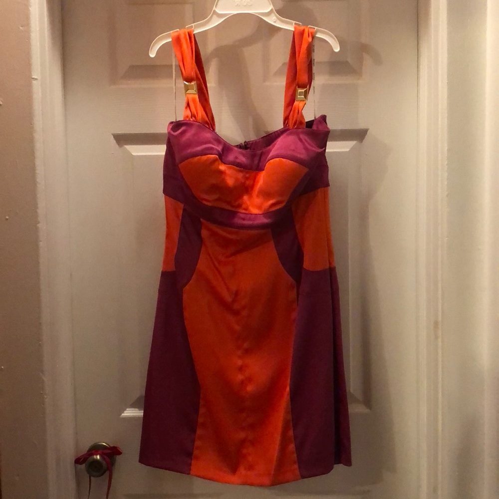 Orange and Purple Dress by XOXO